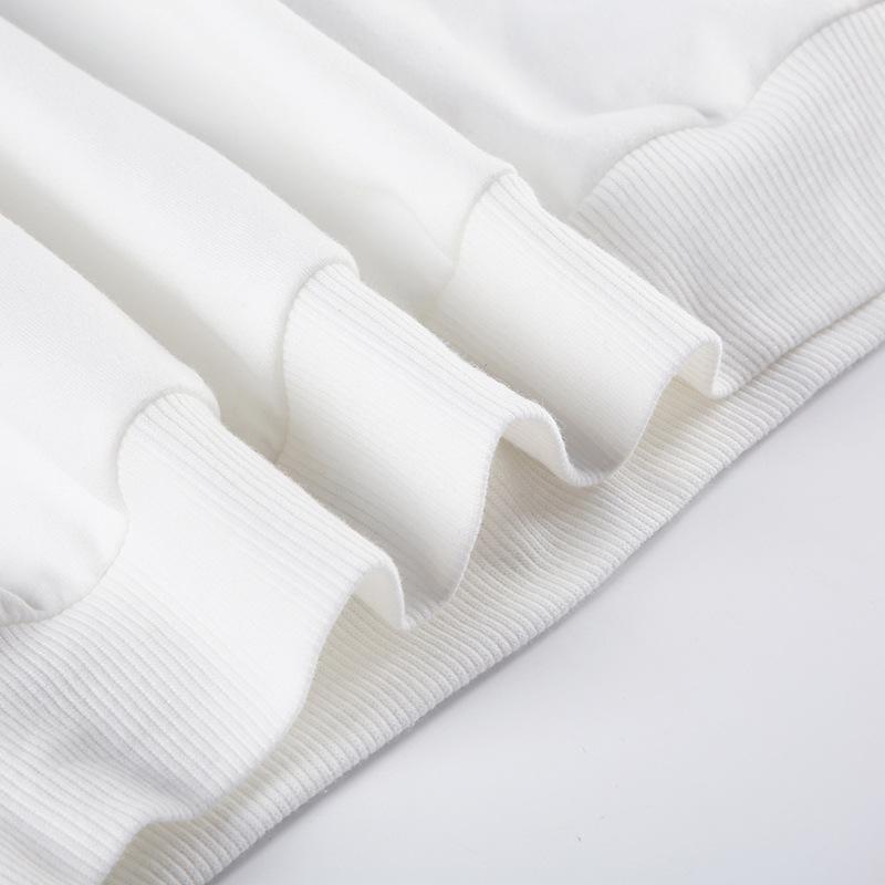 Ретро-маленькие буквы напечатаны на одно плечо сексуальный длинный рукав топ для женщин свободные универсальные ленивые стиль толстовки с капюшоном футболки женские