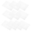 10Pcs Clear Acrylic Wedding Table Signs Blank Place Cards DIY Welcome Sign for Party Reception Ceremony Memory Table Decor