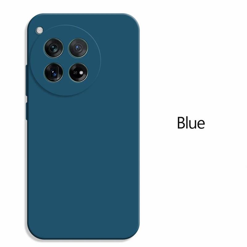 Для OnePlus 12 Чехол Противоударный квадратный жидкий силиконовый мягкий чехол для OnePlus 12 One Plus 12 OnePlus12 5G Чехол для телефона Coque Fundas