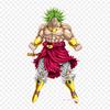 Patches For Clothes Bag Iron On Thermal Stickers Broly Lss Broly Goku Pattern Washable Heat Transfer