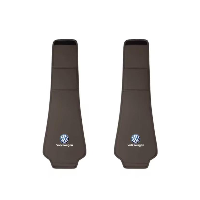 2Pcs Car Seat Pillow Cover Auto Headrest Protective Shell For VW Polo Golf T5 Caddy T4 Touran Golf GTI Passat CC GTD Hub Cap