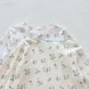 1-7T Baby Girl's Autumn New Pajama Set Floral Print Casual Two-piece Girls Long Sleeve Shirt and Pants Children's Clothing