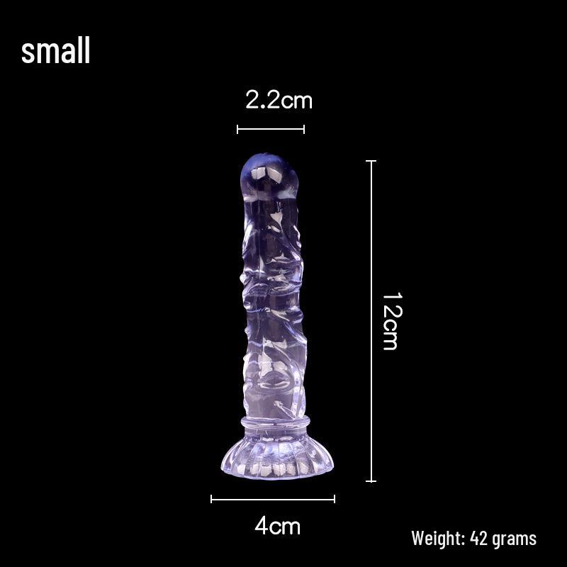 Mermaid Crystal Chrysanthemum Suction Cup Dildo & Threaded Anal Plug for Realistic Pleasure