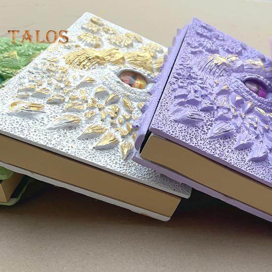 3D Dragon Eye Journal Твердый переплет из смолы Винтажный тисненый Devil Eye Дорожный блокнот Скетчбук Блокнот Дневник Коллекция Любителей Драконов Подарок