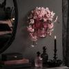 Gothic Room Decor Skull Wall Vase Tabletop or Mounted Flower Translucent Art Vase for Dark Home Decor Unique Macabre Aesthetic Gift Modern Eclectic