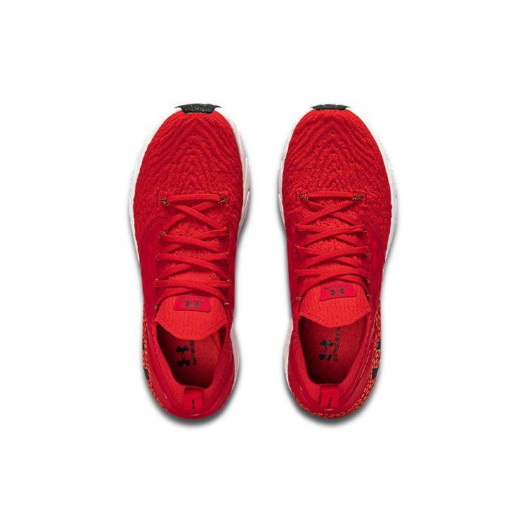 Under Armour HOVR Phantom 2 Удобная Ткань Синтетическая Кожа Низкий Верх Повседневные Кроссовки для Бега Мужские кроссовки Красный 3025194-600