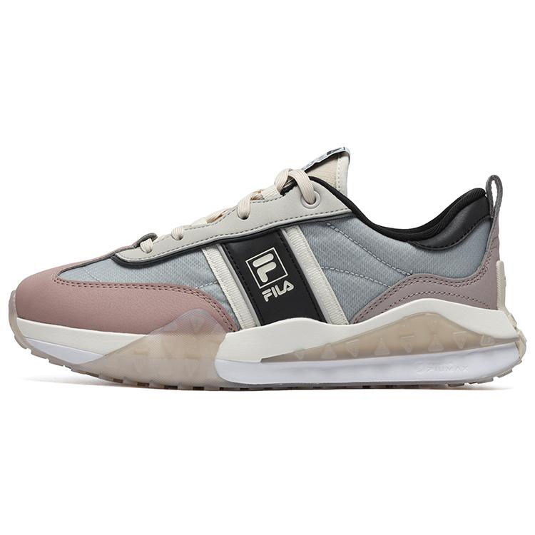 Fila Текстиль под кирпич, Кожаные Низкие Повседневные Туфли Женские Серый Розовый F12W231125FAF