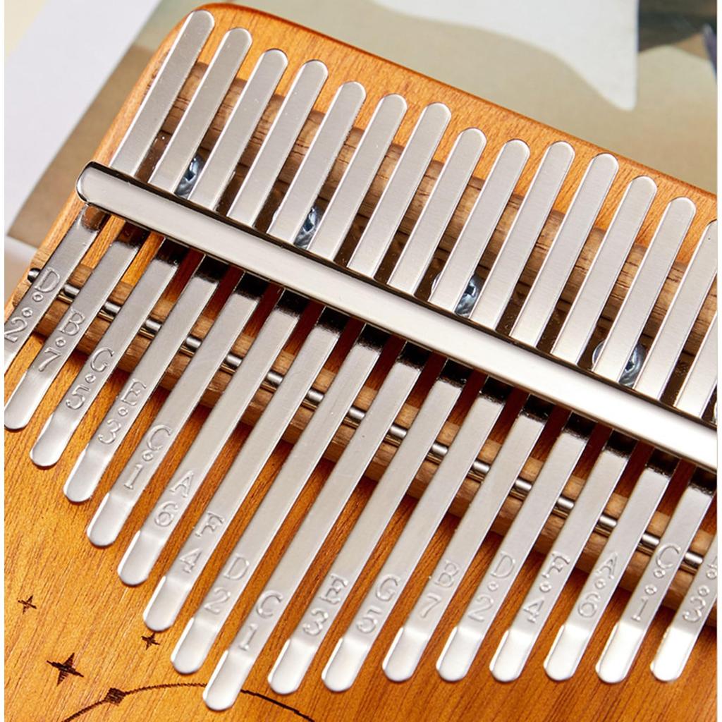 NOELAMOUR Kalimba 17 Keys Wooden Cat Cute Beginner Kalimba Thumb Piano Finger Piano (MoonCat Maple)