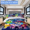Sing Pattern Bedding,Quilt Set Quilt Cover Pillowcase Home Birthday Gift (1*duvet cover+2*pillowcase,without core)SSJT0917135