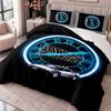 Back to the Future 3Pcs Bedding Set Duvet Cover With Two Pillowcases For Bedroom Home Decoration
