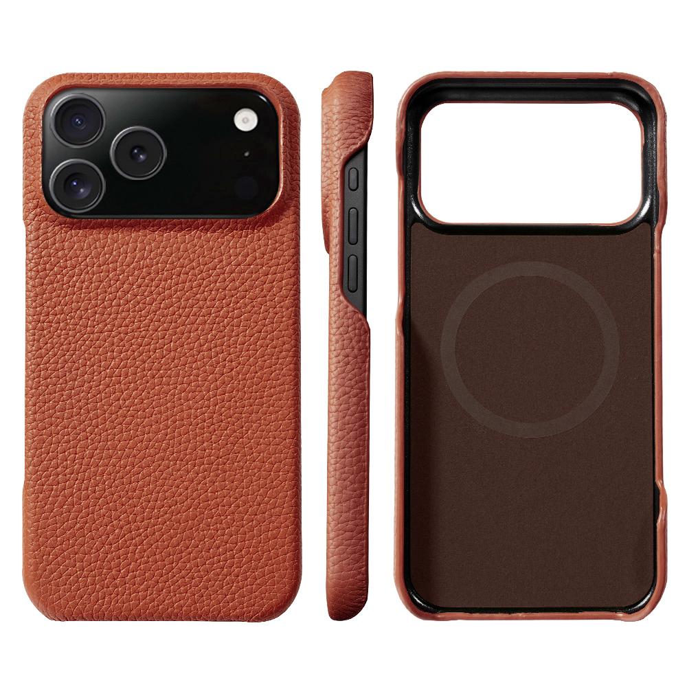 Для Magsafe Чехол для iPhone 17 Air 15 16 Pro Max 17Pro Личи Натуральная Коровья Кожа Магнитный Защитный Задняя Крышка Телефона