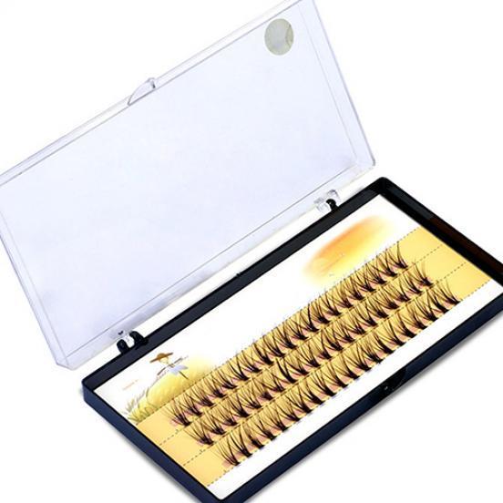 Женщины Pro Makeup 60 шт. кластеры красоты ресницы прививки поддельные накладные ресницы