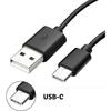 Type USB-C Charger Cable Black [Compatible Huawei MATE 9-9PRO-10PRO-20-20LITE-20PRO] Micro USB Port 1 Meter [Phonillico®]