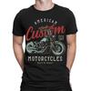 Vintage Style American Motorcycle Bikers T Shirts Men Funny Biker Unisex T-Shirt