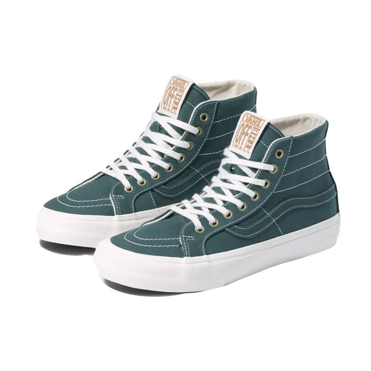 Vans Sk8 Легкие высокие кеды для скейтбординга Унисекс Кроссовки Зеленый VN0A4UWNA5K