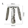 Household Stainless Steel Balloon Stool Three Legged Shoe Changing Stool Household Round Stool