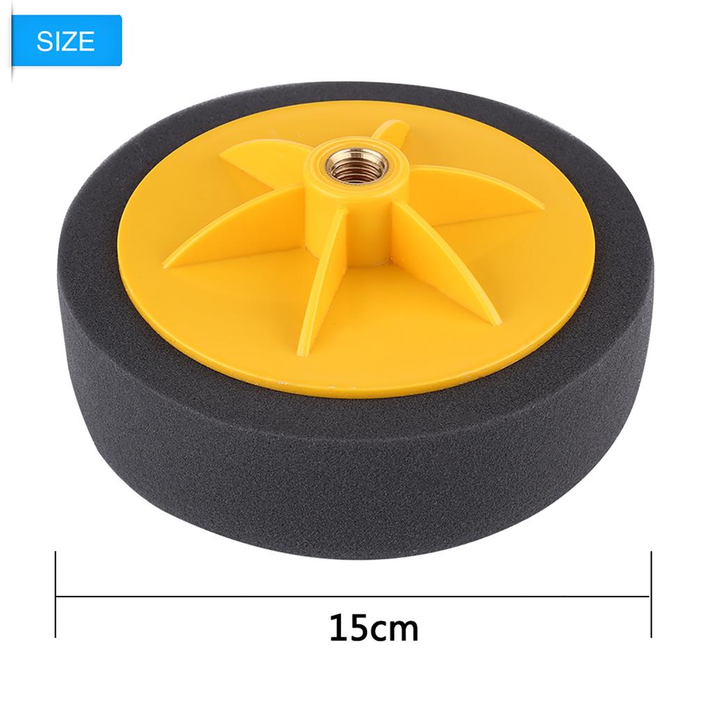 6inch 15cm Sponge Wheel Polishing Waxing Pad Kit Tool for Car Polisher