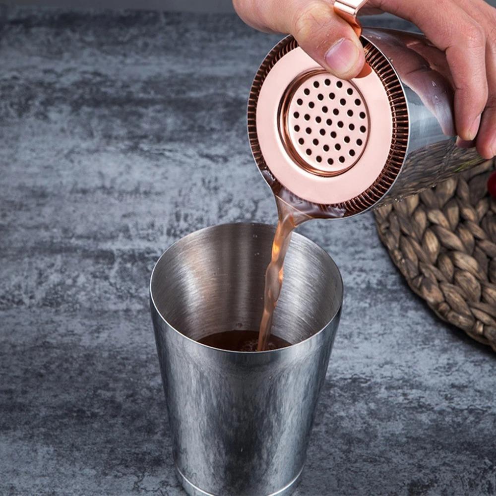 Stainless Steel Cocktail Strainer Detachable Mesh Filter Drinkware Wine Filter Kitchen