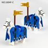 Набор минифигурок средневековых солдат для замка, совместимый с Lego