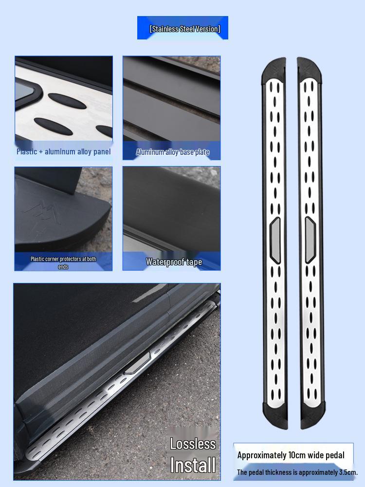 2024 Beijing BJ30 Electric Vehicle Aluminum Foot Pedals with Welcome Lights