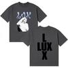 Rosalia Lux Tour 2026 Double Sided Print Graphic T Shirts Men and Women Casual Tops Fans Music Streetwear Hip Hop T-shirt