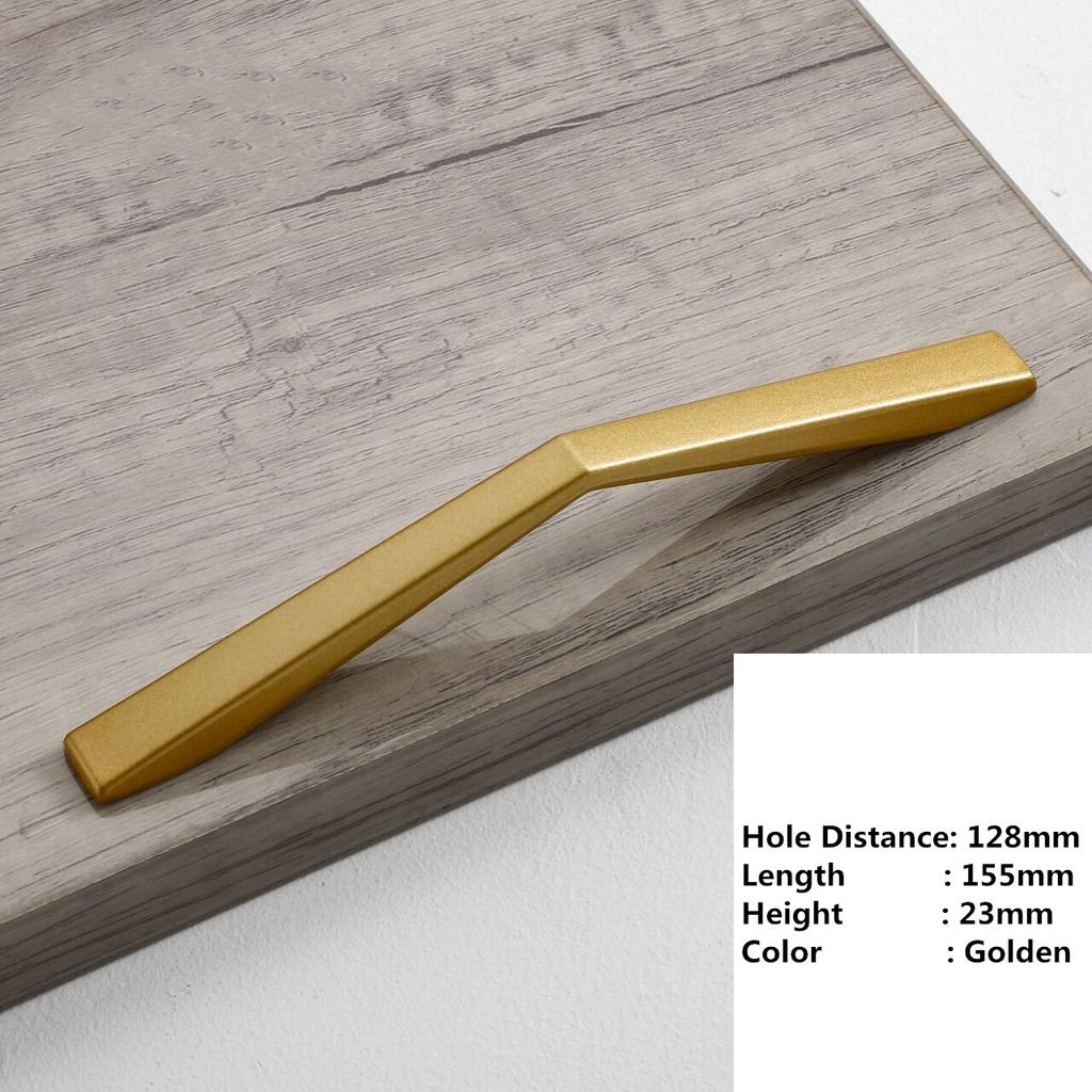 Handles Drawer Cabinet Furniture Kitchen Handles for Cabinet Knob Door Drawer Furniture Kitchen Knob Golden Simplicity Hardware