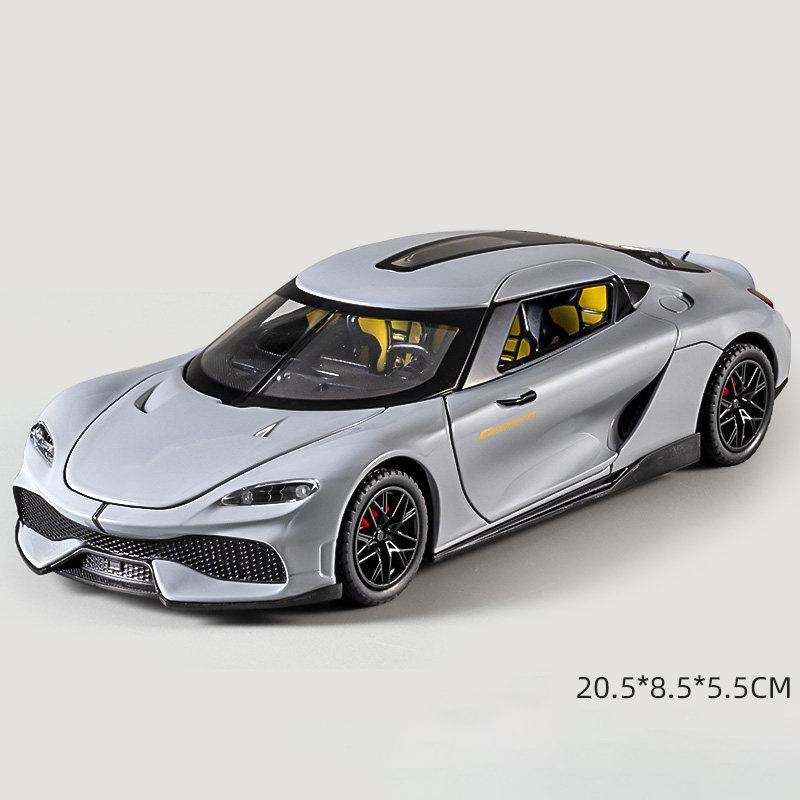 1:24 KNSG Jesko Absolut ONE 1 Gemera GT Суперкар Сплав Металл Литье под давлением Модель Автомобиля Домашний Декор Настольный Дисплей Украшение День Рождения