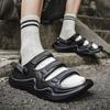 Fashion Men Sandals Summer Leisure Beach Holiday Sandals Dual Purpose Shoes 2025 New Outdoor Sneakers Male Retro Comfortable Casual Shoe