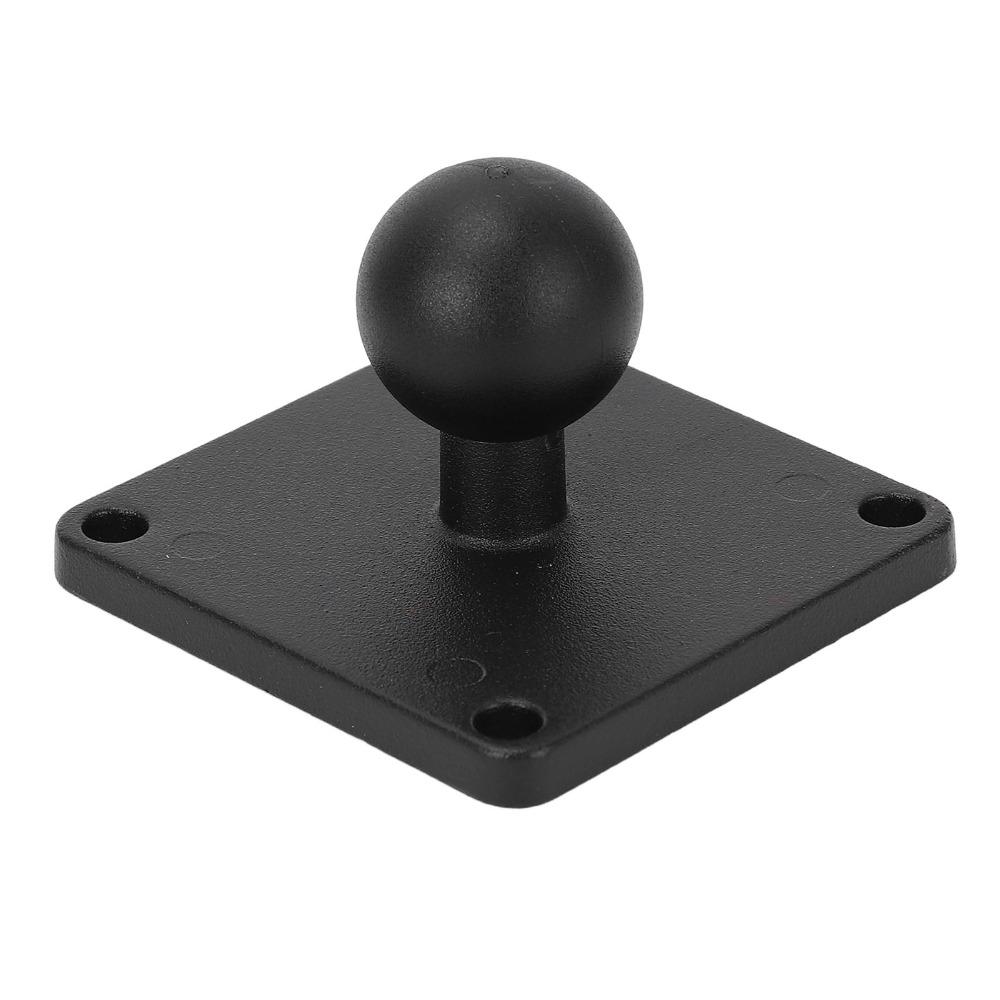 Aluminum Alloy Ball Mount Adapter Plate 1 Inch AMPS Square Plate Durable Ball Mount Base  for Cars
