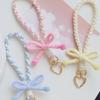 Anti-lost Bowknot Phone Lanyard Handmade Weaving Phone Wrist Strap  DIY Decor