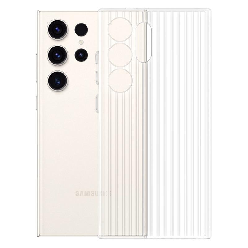Подходит для чехла для мобильного телефона Samsung S24 Ultra Гофрированный Матовый Ледяной Туман S24+ Полностью Закрывающий Противоударный Простой Чехол 24
