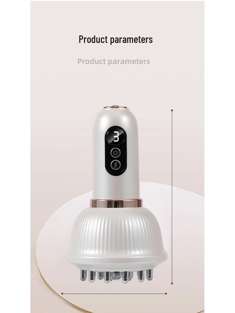 Беспроводной нагревающий массажер для похудения живота с вибрацией всего тела и электрической щеткой для прочистки меридианов