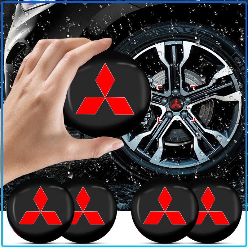 Для Mitsubishi Lancer Lancer ASX Outlander 2 3 Pajero Mirage выхлопные Pajero 4 4 ШТ. Автомобильные Центральные Колпачки Ступицы Колеса Покрышки Колпачки на Диски Наклейка Значок