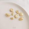 14K Gold-Filled Irregular Spacer Beads for DIY Baroque Pearl Jewelry
