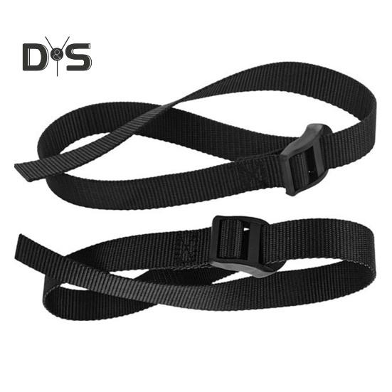 2Pcs Rowing Machine Foot Strap Heavy Duty Adjustable Feet Strap Replacement Multi-functional Fitness Equipment Auxiliary Webbing with Buckle