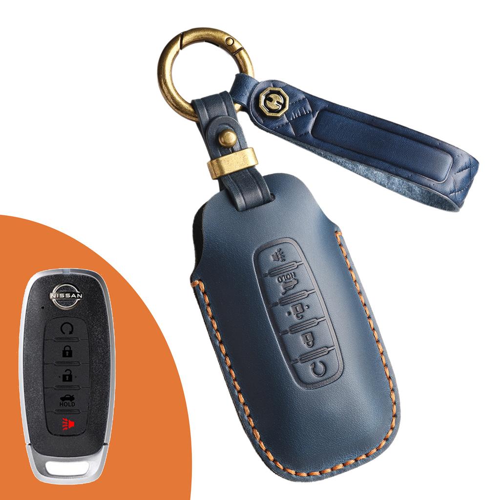 Ретро чехол для ключа подходит для нового Nissan Xuanyi Teana Exploration Lu Qashqai Qijun Jinke брелок из натуральной кожи.