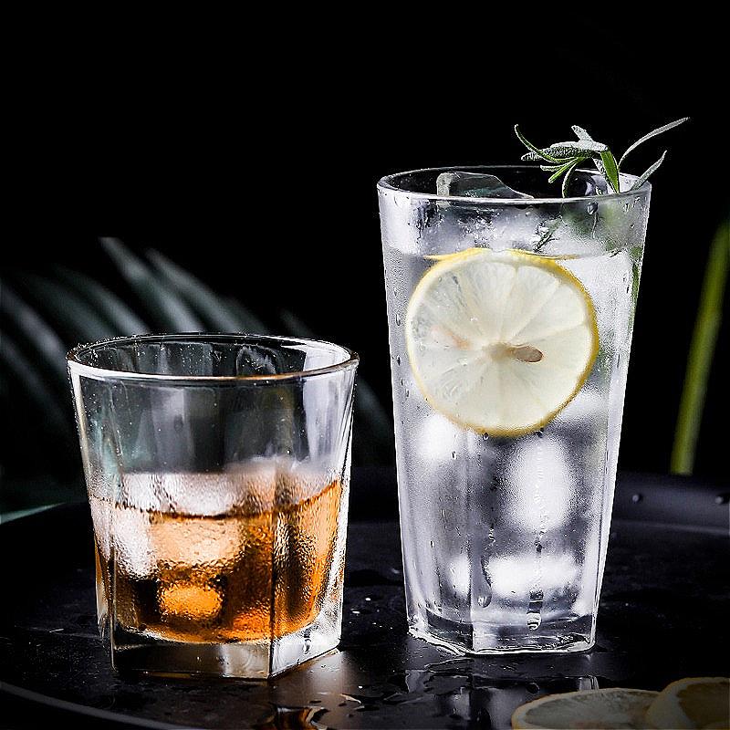 270 мл / 300 мл / 370 мл Утолщенный стеклянный стакан Домашний стакан для напитков Прозрачная кружка для холодных напитков Пивной стакан Стаканы для завтрака, молочного чая, сока