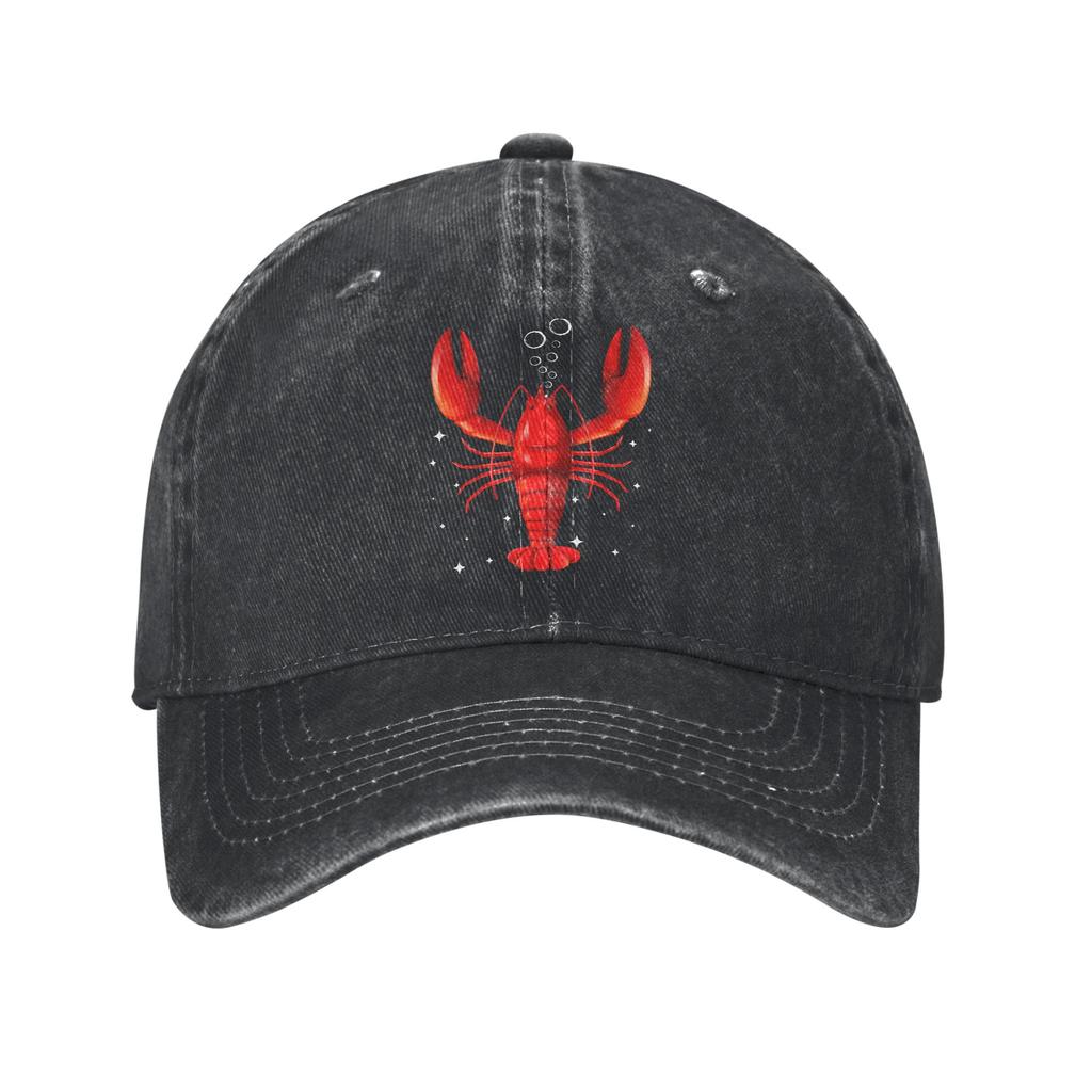 Lobster Lovers Club Baseball Caps Vintage Distressed Cotton Headwear Unisex Outdoor Workouts Adjustable Hats Cap