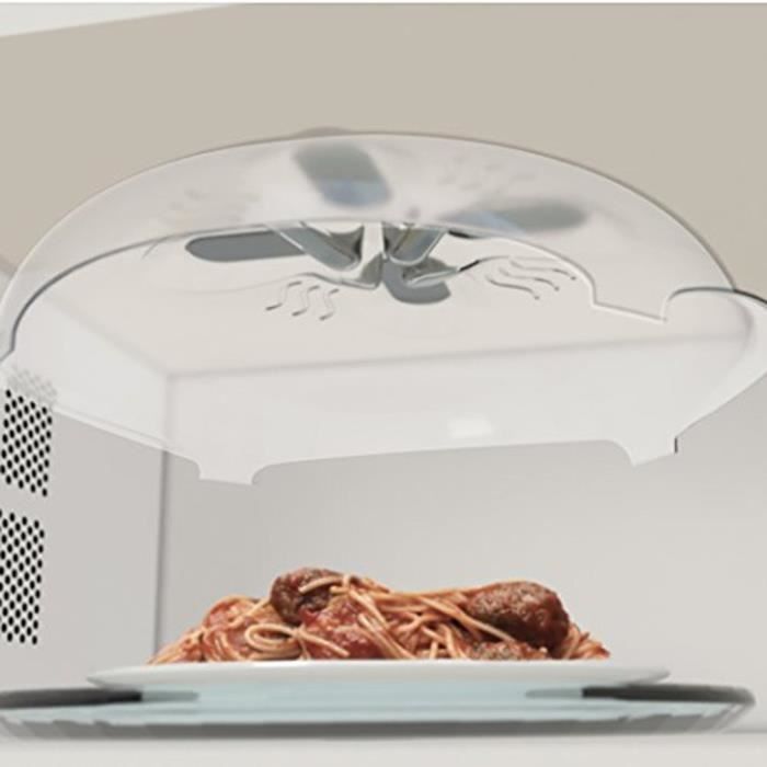 Microwave Oven with Splatter Guard Cover Anti-splatter Lid with Steam Vents