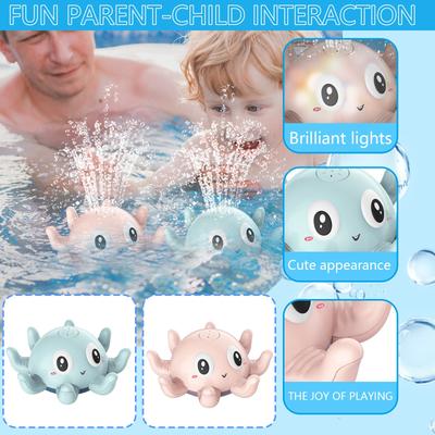 Индукционная игрушка для воды с распылителем, маленькая игрушка для воды со светом