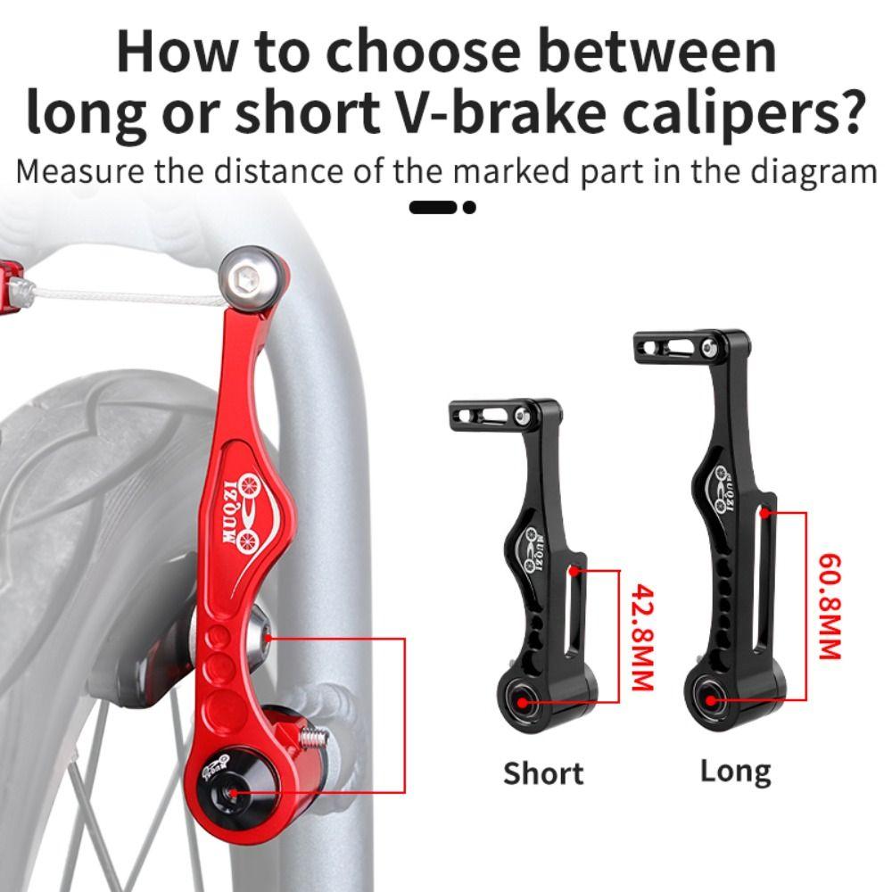 Short/Long Bike Brake Set Ultralight V Brake Caliper Set Cables and Lever Kit Road Bike