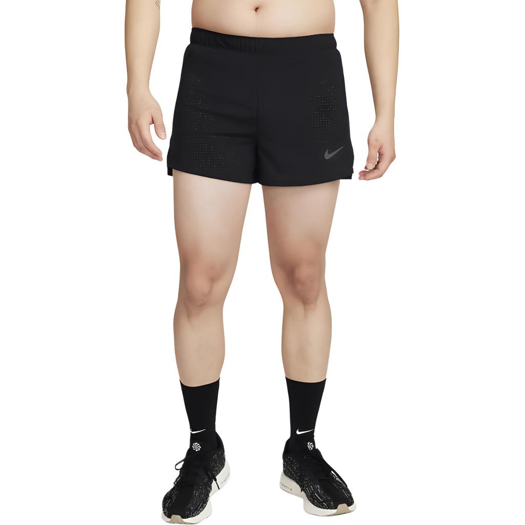 Nike Однотонные облегающие спортивные шорты средней посадки, мужские шорты черного цвета FN3358-010