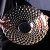High-end Light Luxury European-style Household Crystal Glass Fruit Plate Large Fruit Plate Office Housewarming