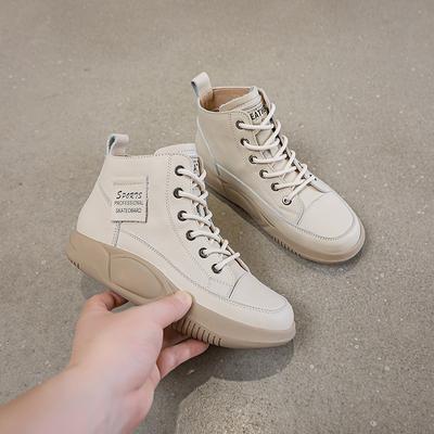 Повседневные высокие туфли Винтажные белые туфли