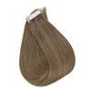 Human Hair Seal Extensions TAPE Hair Remy Extensions Color Wig Extensions 10pcs [ALISY] (16inch, 8#)