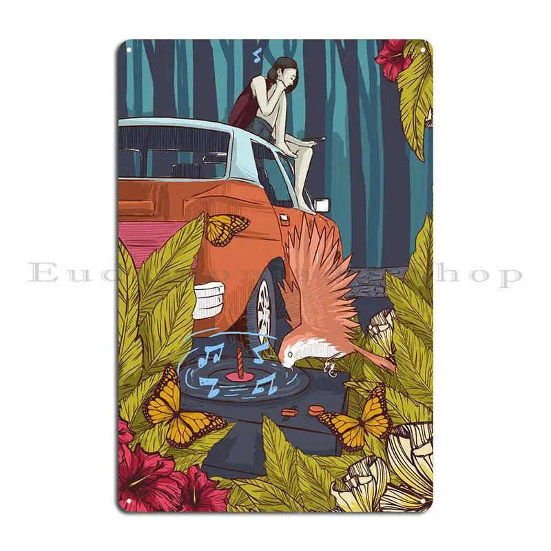 Recovery Metal Sign Poster Character Garage Garage Designing Tin Sign Poster