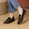 Fashion New Spring Sheep Suede Women Shoes Retro Round Toe Loafers Casual Thick Heel Slip-On Shoes for Women Zapatos Mujer Women Pumps