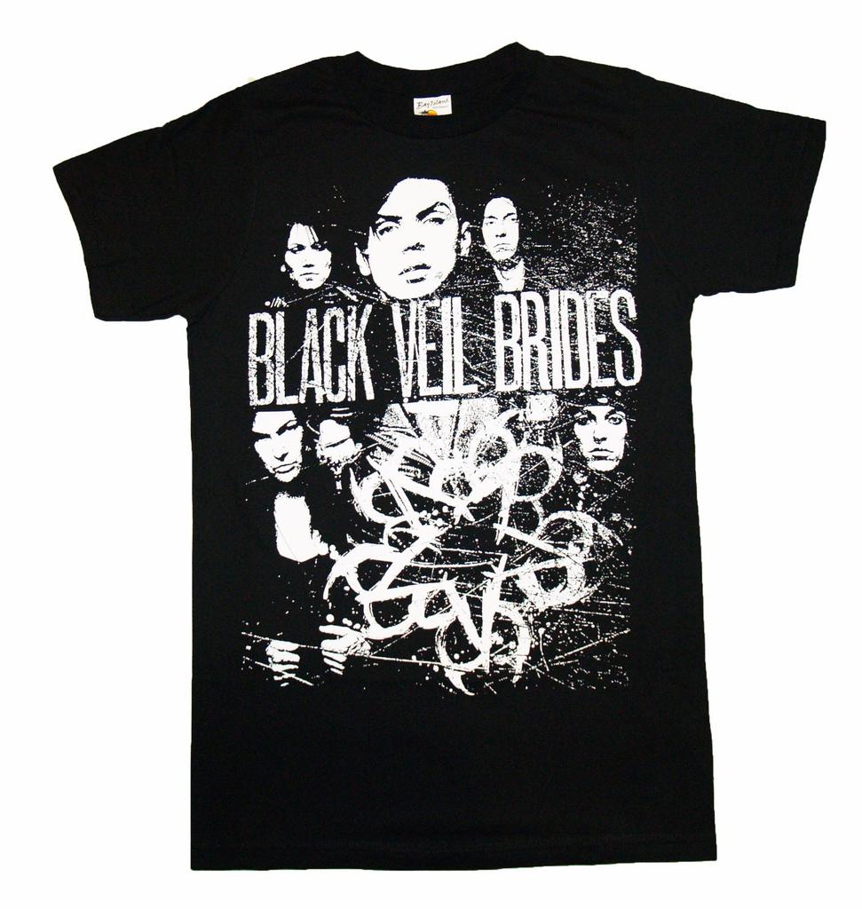 Black Veil Brides - Scratched - T Shirt S-M-L-Xl-2Xl Brand New Official T Shirt