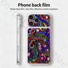 Тканевый принт в африканском стиле для iPhone 17 pro Max / 17 pro Полное покрытие Наклейка Skin Wrap 3D Цветная Задняя Защитная пленка-стикер