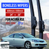 For Acura RSX  2002-2006 Car Windshield Wiper U-type Soft Rubber Frameless Bracketless Car Wipers 24"+20"